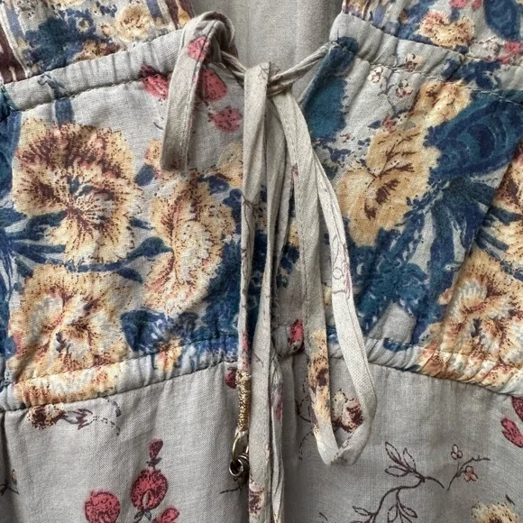 Free People Lysette Maxi Dress Bluebell Combo - Picture 7 of 12